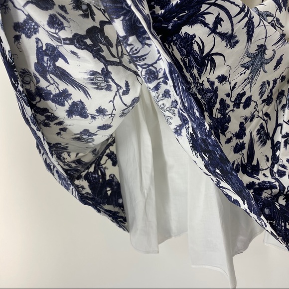 ERDEM Elena Floral Graphic Print Midi Skirt - Picture 6 of 13